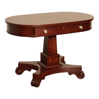 Early 21st Century Ralph Lauren Classical Empire Style Cherry Parlor Table For Sale