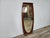1960s wall mirror by Campo e Graffi with curved, stained plywood frame and a wall-hanging bracket. I have official proof...