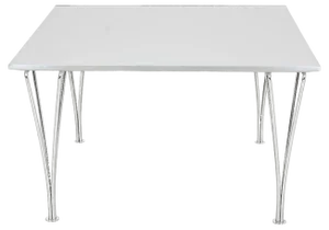 Square Coffee Table in Grey by Piet Hein for Fritz Hansen, 1980s