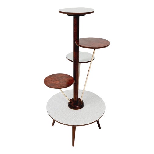 German Plant Stand by Opal, 1950s For Sale
