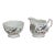 1960s Aynsley England Small Sugar and Creamer Set 4667b For Sale