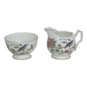 1960s Aynsley England Small Sugar and Creamer Set 4667b