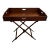Mahogany Butlers Tray Table on Folding Stand For Sale