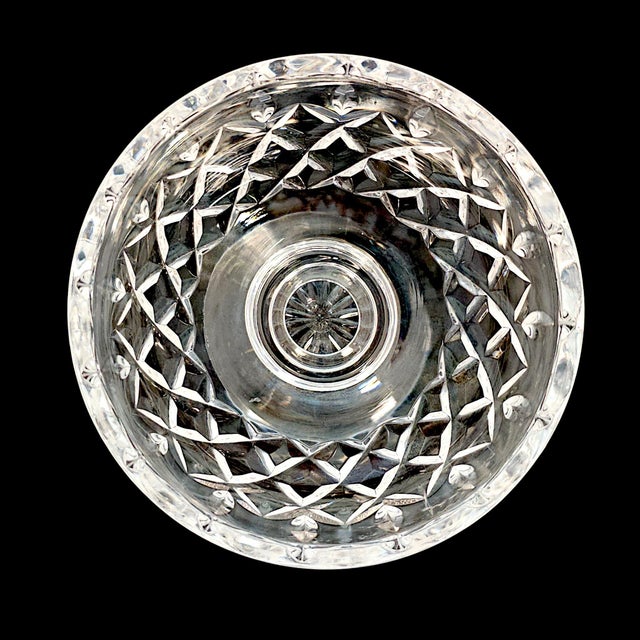 Transparent Late 20th Century Waterford Crystal Round Compote Cm45m1, Ireland For Sale - Image 8 of 12