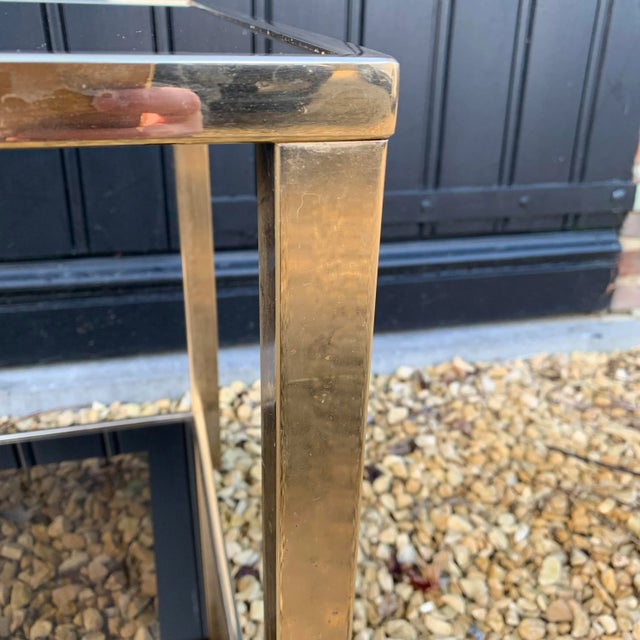 Brass Side Table For Sale - Image 12 of 13