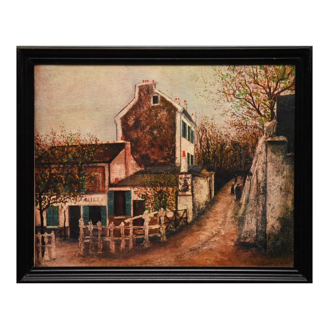 1990s Parisian Reverie Art Deco Reproduction Print For Sale