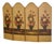 19th Century Gilt Screen with Oil Painting of Floral Decoration For Sale