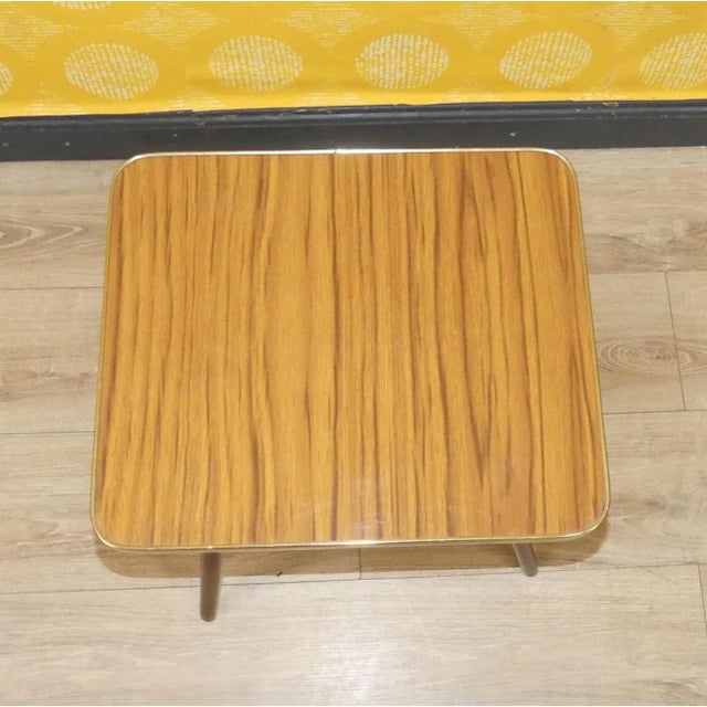 1960s Vintage Side Table in Wood, 1960s For Sale - Image 5 of 9