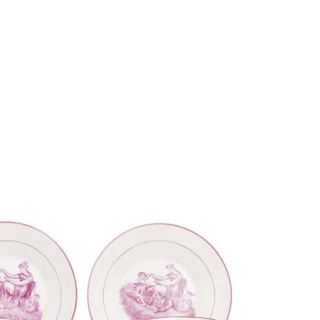 Porcelain Teacups and Saucers, 19th Century, Set of 12 For Sale - Image 4 of 6