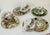 Emerald Vintage Large Famille Rose Medallions Set Salad Bowl, Oval Platter, Tea Cups & Saucers, Mini Sake/Rice Bowls Set - 19 Pieces For Sale - Image 8 of 13