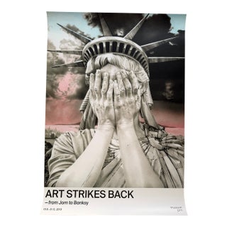 Gee Vaucher, Oh America, 1989, , Exhibition Poster, 2019 “Art Strike Back….” Printed in Denmark For Sale