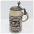 Traditional German Westerwald Pewter Mounted Stoneware Pottery Tankard For Sale - Image 3 of 11