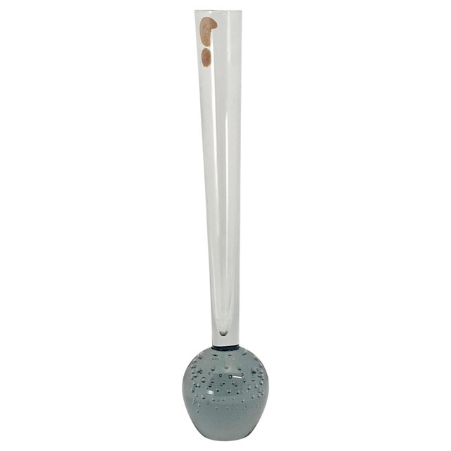 Holmegaard Per Lütken Bubbles Orchid Vase 9.625", Denmark, C. 1952–1965 For Sale - Image 10 of 12