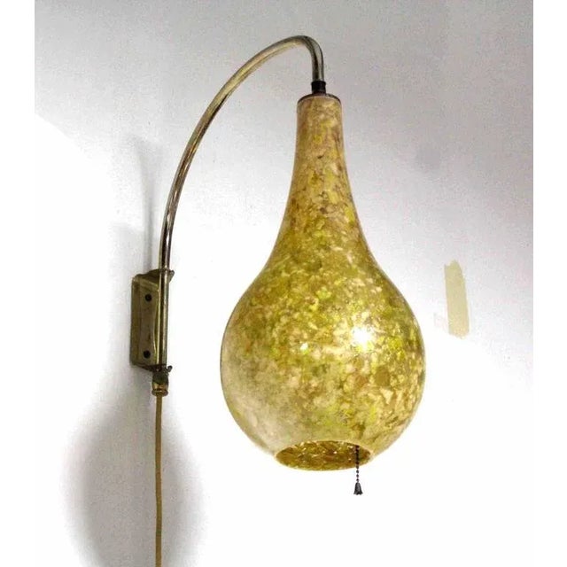Mid 20th Century Mid-Century Modern Pear Shaped Sconces- a Pair For Sale - Image 5 of 10