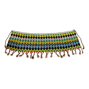 Ceremonial Skirt Kirdi Beaded Cache Sex Pikuran Cameroon 19" W