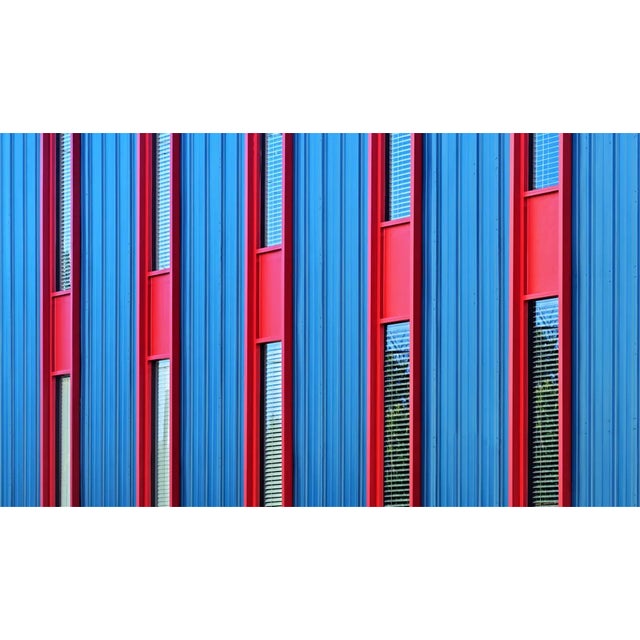 John C. Magee, Red Pentad of Panes, Photographic Paper For Sale