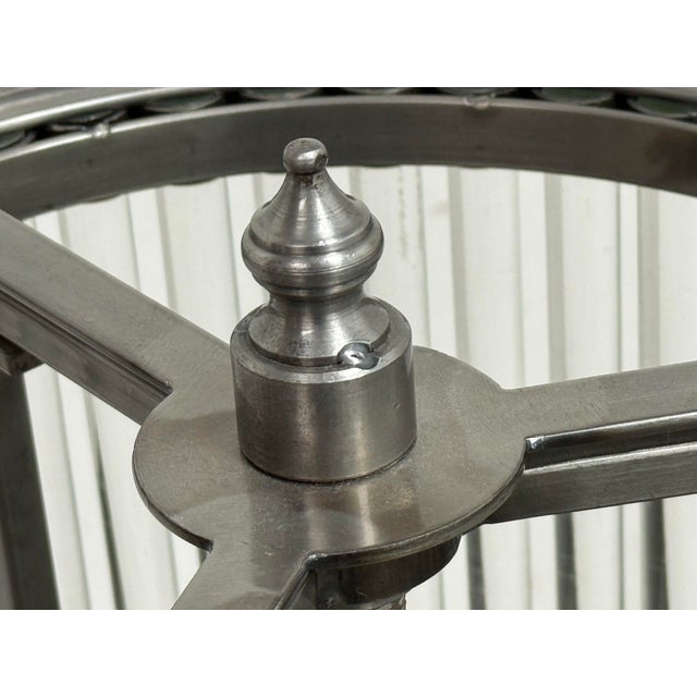 2010s Wah Sing Lamp Company Glass Rod Floor Lamp For Sale - Image 5 of 12