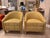 Barrel Back Tub Chairs in Woven Silk Damask, 1950s, Set of 2 For Sale - Image 6 of 10