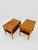 Brown Mid-Century Danish Teak and Oak Bedside Tables, 1960s, Set of 2 For Sale - Image 8 of 12