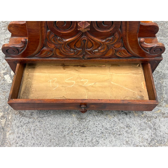 Canterbury Mahogany Magazine Rack, 19th Century For Sale - Image 10 of 12