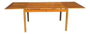 Mid Century Modern Scandinavian Teak Extension Dining Table