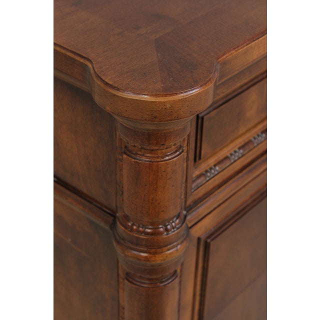 Brown Henredon Villa Borghese 9 Drawer Walnut Dresser For Sale - Image 8 of 17