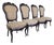 Mid 19th Century Antique American Ballon-Back Rosewood Chairs. Set of 4 For Sale