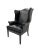 Leather Wingback Chairs a Pair For Sale - Image 4 of 8