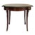 Italian Parquetry Inlaid Tray Table With Painted Figural Panel and Glass Top Late 19th/Early 20th C. For Sale