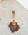 Fused Crystal Glass and Walnut Side Table by Alexander Knysch For Sale - Image 6 of 8