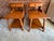 These are rare Heywood-Wakefield step End Tables made from solid maple. Has a single drawer and is stamped with the...