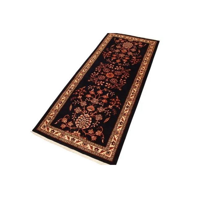 Middle Eastern Sarough Runner Rug For Sale - Image 3 of 10