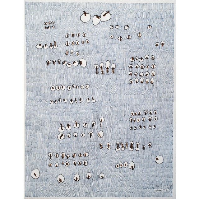 Contemporary Abstract Ink on Paper "Sans Titre 771" by Jérémie Iordanoff For Sale - Image 6 of 8