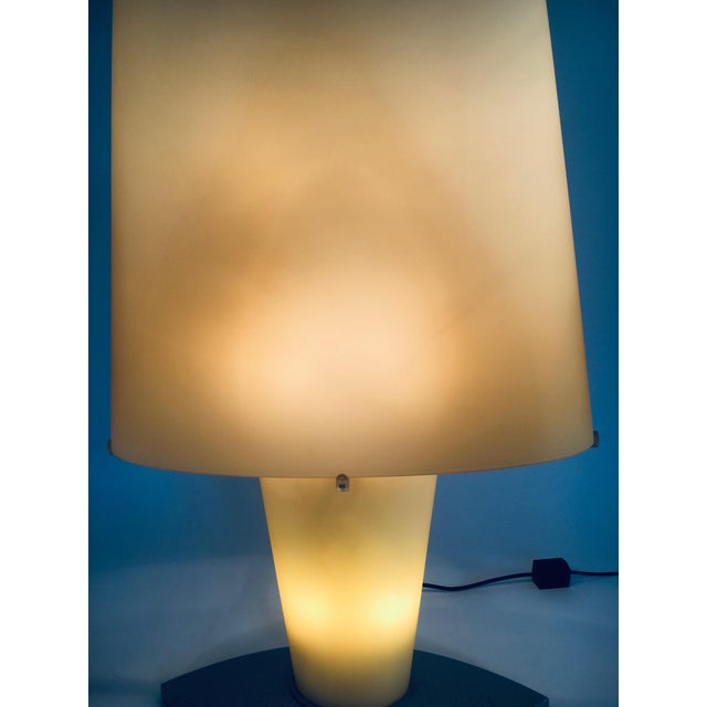 Postmodern Glass Table Lamp attributed to Daniela Puppa for Fontana Arte, 1980s For Sale - Image 10 of 18