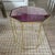 McCollin Bryan Tallis Table in Rose Quartz and Brass The inspiration for the Tallis side table lies in stained glass...