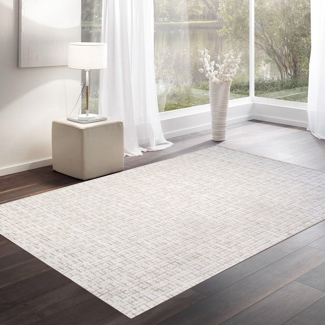 2020s Pasargad Home Slate Ivory Area Rug, 10' 0'' X 14' 0'' For Sale - Image 5 of 5