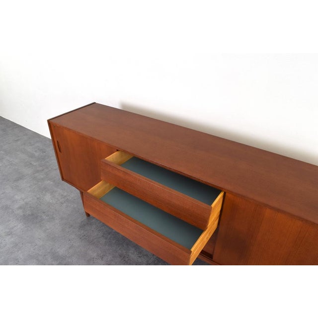 Mid-Century Modern Scandinavian Sideboard in Teak by Nils Jonsson for P.S. Heggen, 1960s. For Sale - Image 17 of 18
