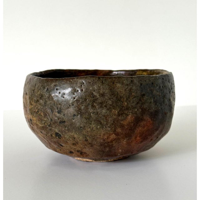 Japanese Chawan Tea Bowl by Tannyu 10th Raku Edo Period For Sale - Image 10 of 15