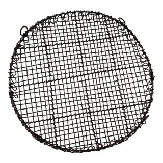 Antique Woven Wire Tray For Sale
