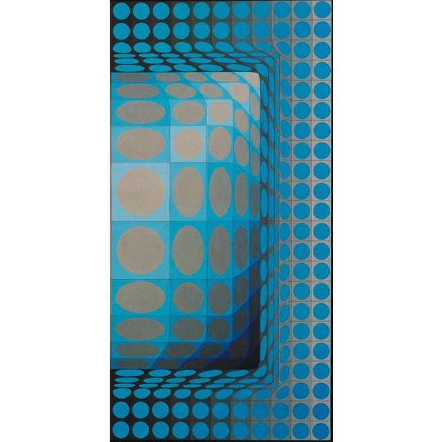 Modern Victor Vasarely, KOSKA-REV, Photogravure For Sale - Image 3 of 5