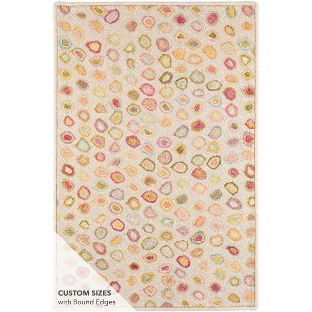 Hand hooked with smaller "mini" loops in a finer-gauge 100% wool yarn, our wool micro-hooked area rugs are flatter and...