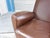 Brown 1960s Pair of Mid-Century Brown Leather Lounge Chairs For Sale - Image 8 of 12
