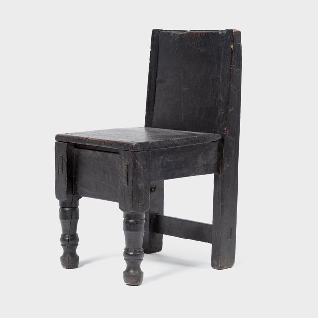 Folk Art Vintage Guatemalan Child's Chair, C. 1900 For Sale - Image 3 of 6
