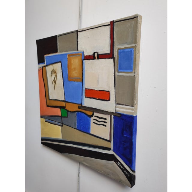 Contemporary Vie D'atelier, Abstract Studio, Contemporary, French, Framed by Sophie Dumont For Sale - Image 3 of 9