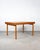 Set of extendable dining table and teak chairs from the English firm White and Newton. The rectangular table divides in...