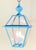 Exquisite Vintage Verdigris Solid Brass & Hanging Lantern / Chandelier For Sale - Image 4 of 14