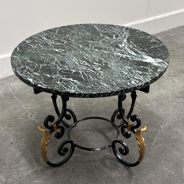 Neoclassical French Revival Coffee Table in the style of Hollywood Regency, 1970s For Sale - Image 10 of 13