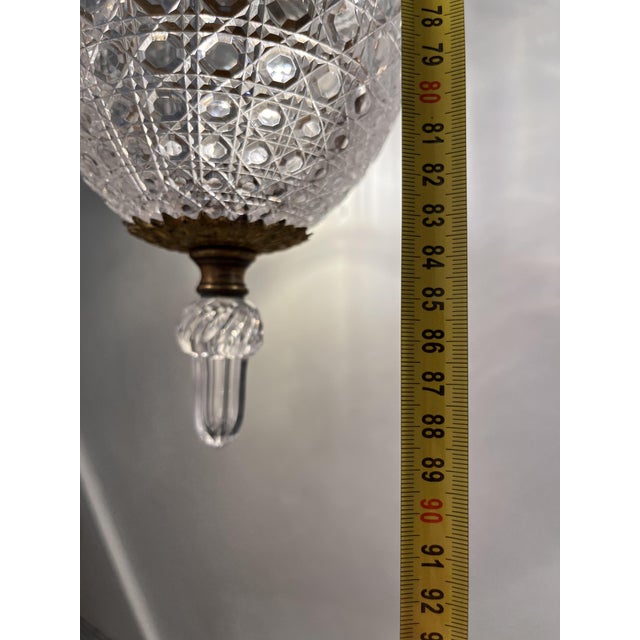 Antique Crystal Chandelier, 1920s For Sale - Image 3 of 11