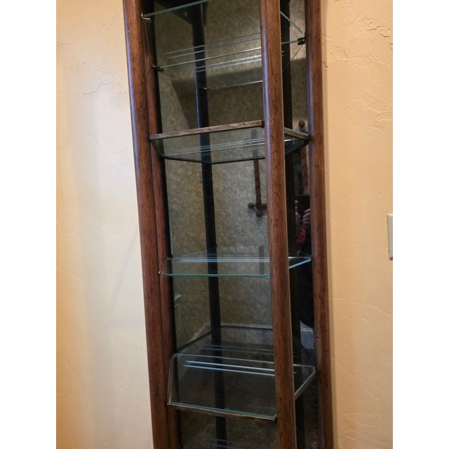 Vintage Mirrored Display Shelf For Sale - Image 4 of 8