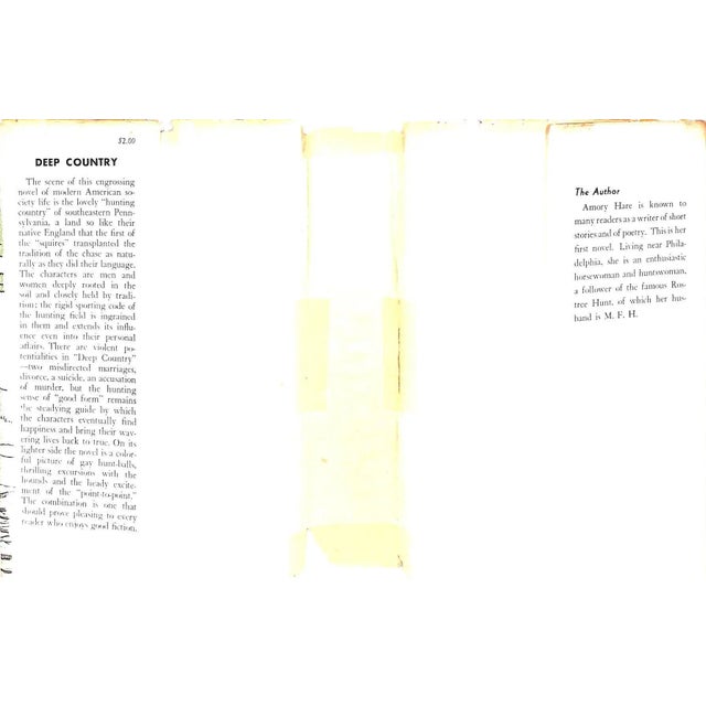 1930s "Deep Country" 1933 Hare, Amory For Sale - Image 5 of 6